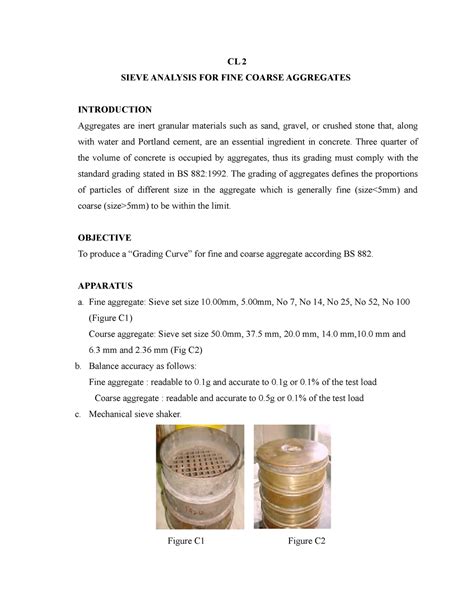 laboratory sieve analysis was carried out|sieve analysis report pdf.